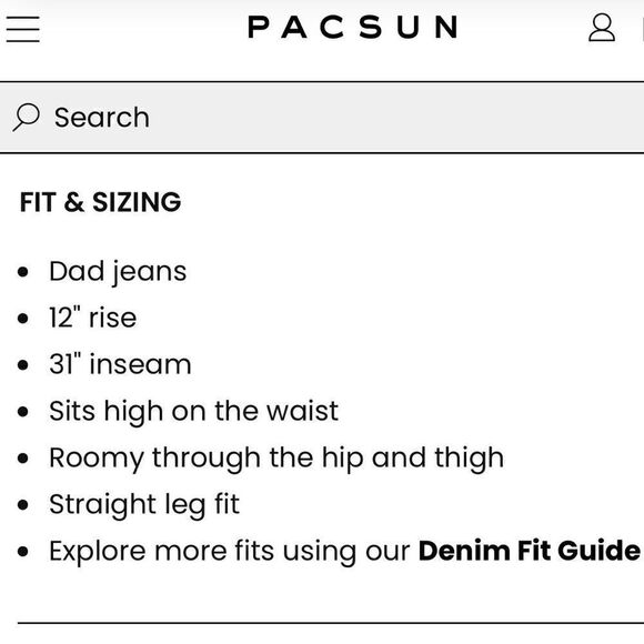 NWT PacSun ECO Butterfly 🦋 Print Dad Jeans - Picture 8 of 8